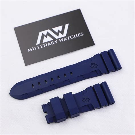 original panerai rubber strap|aftermarket panerai watch straps.